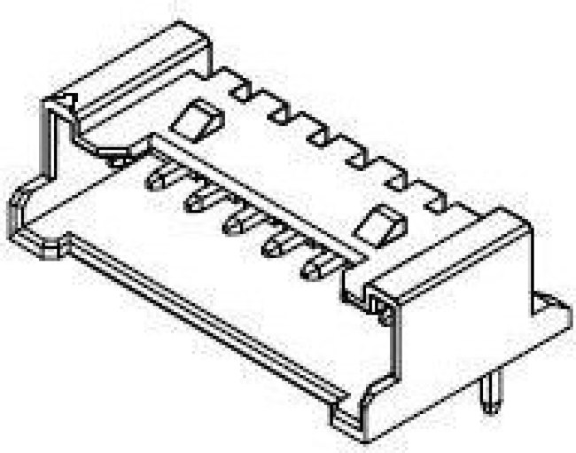 0353630560, 1x5P 1 2mm Male pin 5 Shrouded Push-Pull,P=2mm Wire To Board / Wire To Wire Connector ROHS