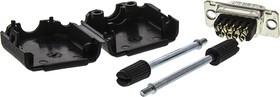 L77DE09SST1, Amphenol 9 Way Panel Mount D-sub Connector Socket