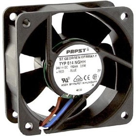 Вентиляиторы Ebmpapst 614 NGHH 24V DC 150mA 3.6W 60x25 2pin