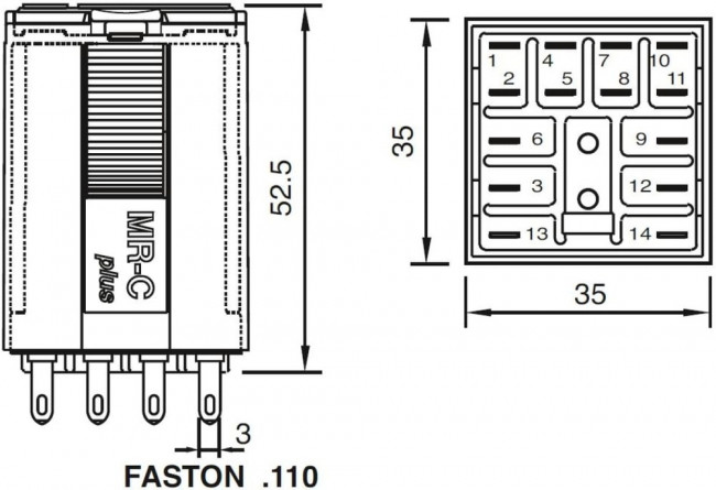 Промежуточное реле C4-A40X/DC220V PN92146 Промежуточное реле C4-A40X/DC220V PN92146