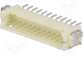 DF13A-12P-1.25H-75, Гнездо, провод-плата, "папа", DF13, 1,25мм, PIN 12, SMT, на PCB DF13A-12P-1.25H-75, Гнездо, провод-плата, "папа", DF13, 1,25мм, PIN 12, SMT, на PCB