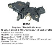 IB255, IB255_реле-регулятор!\ Ford Transit 2.0Di-2.4TDCi 00