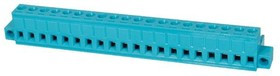TBP01P1W-508-20BE, Pluggable Terminal Blocks Terminal block, pluggable, w screw lock, 5.08, plug, 20 pole, blue