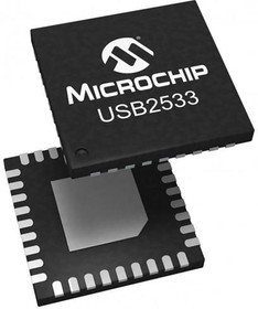 USB2533-1080AEN, USB Interface IC 3-pt USB2.0 Hub Cntlr