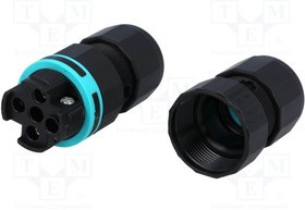 THB.391.A4AZ, Разъем: питания AC, зажим под винт, TH391, 7-12мм, 4мм2, 450В, 32А