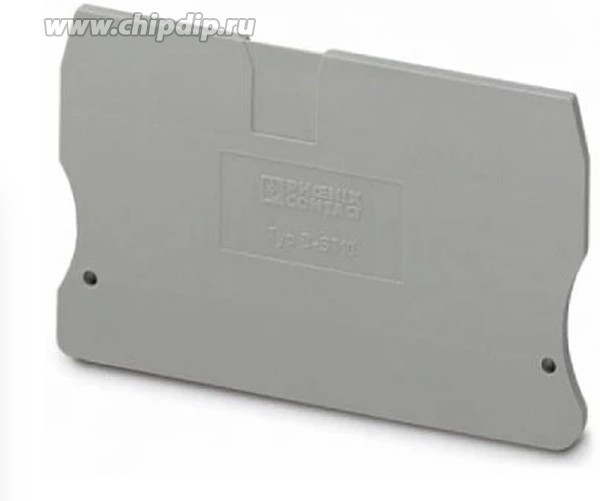 Крышка концевая D-ST 4 /2,2mm, для пружинных клемм ST 4, серая