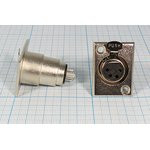 Гнездо микрофонное XLR\4P\пан флан 2отв\\\MC914-4P;№2761 гн мик XLR\4P\пан флан 2отв\\\MC914-4P