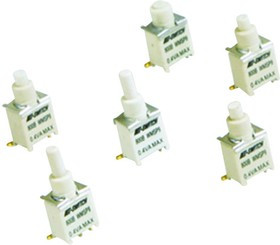 800BWSP9SM6RE, PUSHBUTTON SWITCH, SPST, 3A, 20VAC, 20VDC, SMD