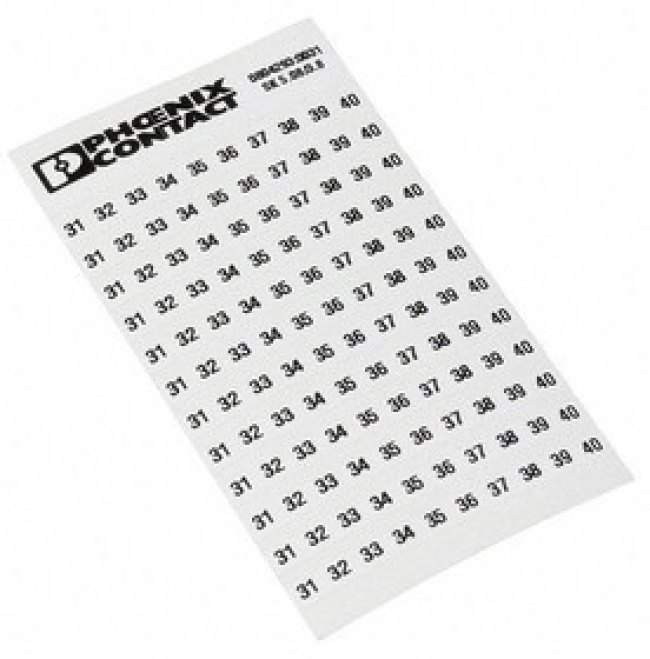0804293:0031, Terminal Block Tools &amp; Accessories SK 5.08/3,8: 31-40
