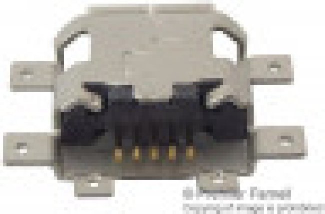 47491-0001-TR425, Разъем USB, Micro USB Типа B, USB 2.0, Гнездо, 5 вывод(-ов), Поверхностный Монтаж, Прямой Угол 47491-0001-TR425, Разъем USB, Micro USB Типа B, USB 2.0, Гнездо, 5 вывод(-ов), Поверхностный Монтаж, Прямой Угол