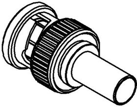 R141082161, RF Connectors / Coaxial Connectors BNC / STRAIGHT PLUG CRIMP TYPE CABLE 5/50 S