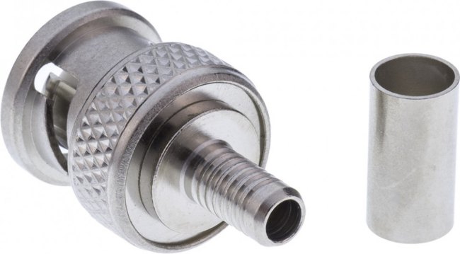 R141082161, RF Connectors / Coaxial Connectors BNC / STRAIGHT PLUG CRIMP TYPE CABLE 5/50 S R141082161, RF Connectors / Coaxial Connectors BNC / STRAIGHT PLUG CRIMP TYPE CABLE 5/50 S