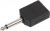 PSG08553, Переходник разъема, Моно - 6.35мм, 2 вывод(-ов), Гнездо, Моно - 6.35мм, 1 вывод(-ов), Штекер