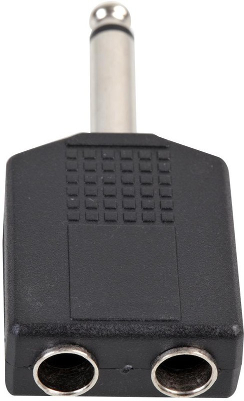 PSG08553, Переходник разъема, Моно - 6.35мм, 2 вывод(-ов), Гнездо, Моно - 6.35мм, 1 вывод(-ов), Штекер