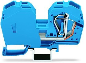 285-634, 2-пров. проходная клемма, 6 - 35 мм2, синяя