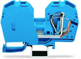 285-634, 2-пров. проходная клемма, 6 - 35 мм2, синяя