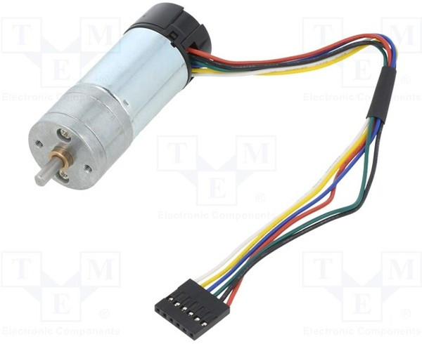 4823, Двигатель: DC, с энкодером, с редуктором, LP, 6ВDC, 2,4А, 20,4: 1