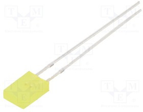 OSYYR271A4B, LED; rectangular; 2x5x7mm; bipolar; yellow; 150?220mcd; 100°; 20mA