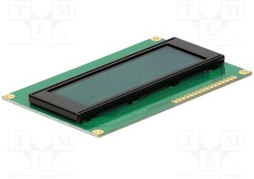 EA W204-XLG, Дисплей: OLED; алфавитно-цифровой; 20x4; Разм: 98x60мм; PIN: 16