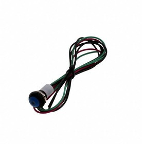 PB6B2FM7M1CAL05S500, Pushbutton Switches PB OFF/ON FC Blue Yllw LED IP68 .5m L