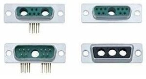 173107-0157, D-Sub Backshells MIXED LAYOUT WITH CLINCH NUT