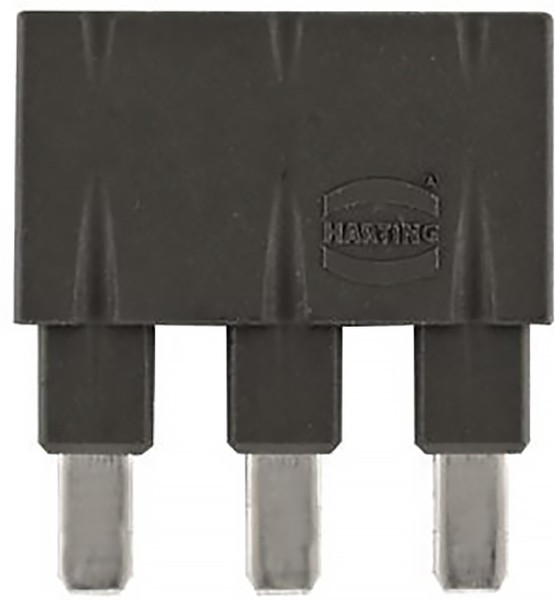 09330009853, Headers &amp; Wire Housings Jumper Across 1x3 BLACK 16A