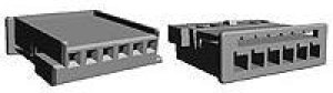 1-1241370-3, Conn Housing RCP 6 POS Crimp ST Cable Mount Black Carton Automotive