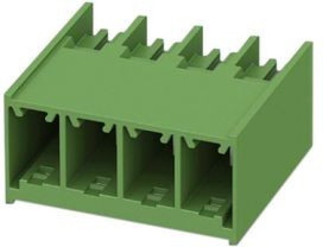 1054548, PCB Header, Right Angle, Contacts - 4, Rows - 1