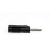 930435100, Black Male Banana Plug Screw 60V dc