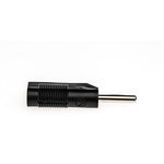 930435100, Black Male Banana Plug Screw 60V dc