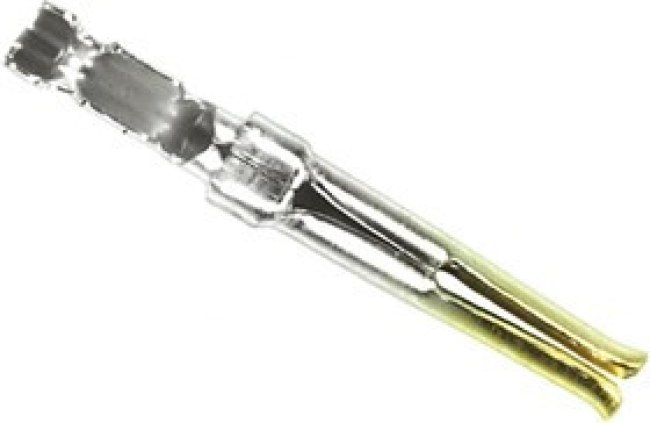 166051-1, AMPLIMITE HD-20 Series, size 20 Female Crimp D-sub Connector Contact, Gold, 24 20 AWG