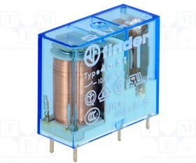 40.51.9.005.000, Реле: электромагнитное, SPDT, Uобмотки: 5ВDC, 10A/250ВAC, 38Ом