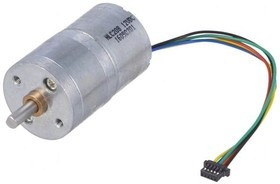 FIT0441, Двигатель DC, 12ВDC, 45 1, Двусторон.вал нет, 159об./мин, 700мА