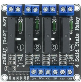Твердотельный релейный модуль 4 канала 240V 2A