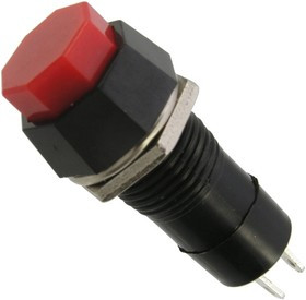 PBS-14B off-(on) красный, Кнопочный переключатель PBS-14B, OFF-ON, красный