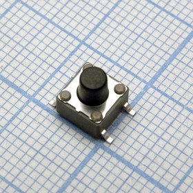 DTSM-63K-V-T/R, (DTSM20-7K 63K-T/R 100gf), Кнопка тактильная миниатюрная SMD 6*6*7.0