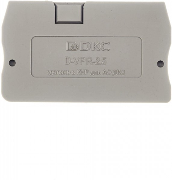 D-VPR-2.5, Изолятор торцевой для клеммы VPR-2.5