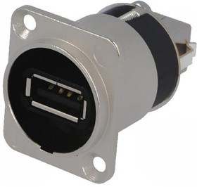 NAUSB-W, USB Device Socket, USB-A 2.0 - USB-B 2.0