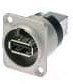 NAUSB-W, USB Device Socket, USB-A 2.0 - USB-B 2.0
