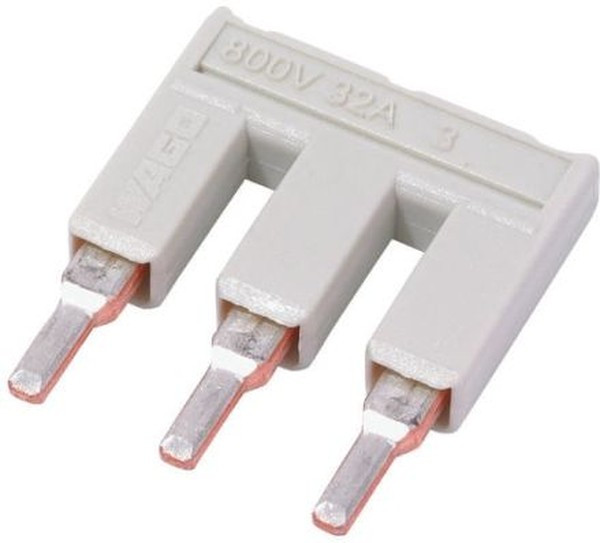 2004-402, 2-конт. перемычка изолированная, св.-серая