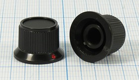 Ручка, внутренний диаметр d6,0, 36 зубцов, размер 15x13, пластик, черный, CP-A2-M6T3