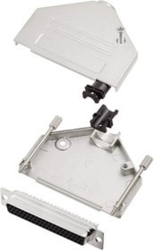 L17DTZK37+L77HDC62S, Разъем D Sub, With Backshell, HD62, High Density, Гнездо, DTZK, 62 контакт(-ов), DC, Solder Cup
