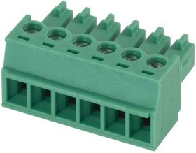 1900811, Pluggable Terminal Blocks 6 Pos 5.08mm pitch Plug 28-16 AWG Screw
