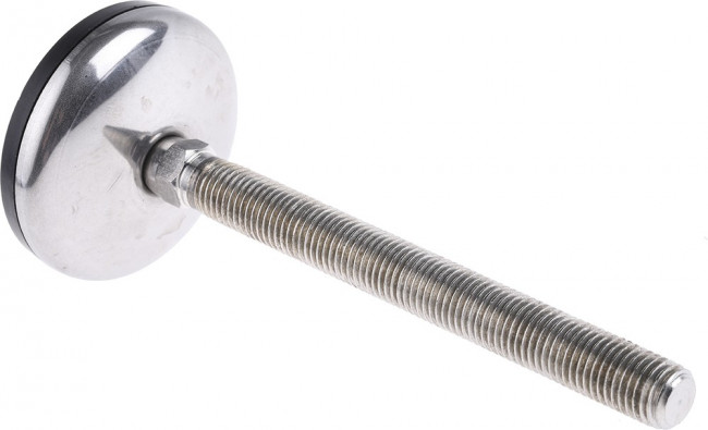 A105/018, M16 Stainless Steel Adjustable Foot, 750kg Static Load Capacity 3.5° Tilt Angle