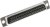 ZDCA-62S, ZD*A 62 Way Panel Mount D-sub Connector Socket, 2.29mm Pitch ZDCA-62S, ZD*A 62 Way Panel Mount D-sub Connector Socket, 2.29mm Pitch