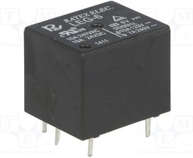 LEG-6, Реле: электромагнитное, SPDT, Uобмотки: 6ВDC, 10A/120ВAC, toff: 8мс