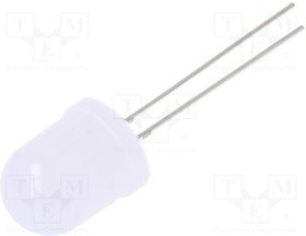 OSW54KA134A-1MA, LED; 10mm; white cold; 2180?1120mcd; 30°; Front: convex; 2.8?3.4V OSW54KA134A-1MA, LED; 10mm; white cold; 2180?1120mcd; 30°; Front: convex; 2.8?3.4V