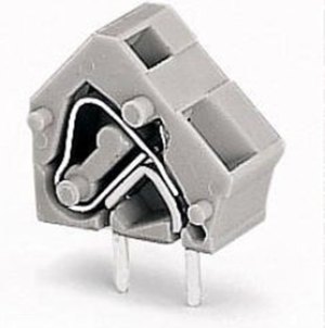 PCB terminal, 1 pole, pitch 7.5 mm, AWG 28-12, 24 A, cage clamp, blue, 236-754 PCB terminal, 1 pole, pitch 7.5 mm, AWG 28-12, 24 A, cage clamp, blue, 236-754