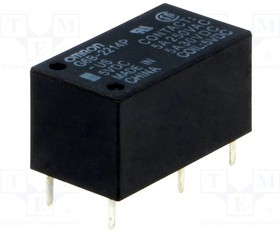 G6B-2214P-US-5DC, Реле: электромагнитное, DPST-NO, Uобмотки: 5ВDC, 5A/250ВAC