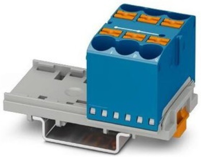 1082404, Fixed Terminal Blocks PTFIX 6X10/S-NS35 BU